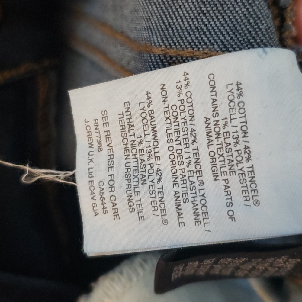 Madewell 9 inch High Rise Skinny Sz 24 dark blue - Picture 3 of 5